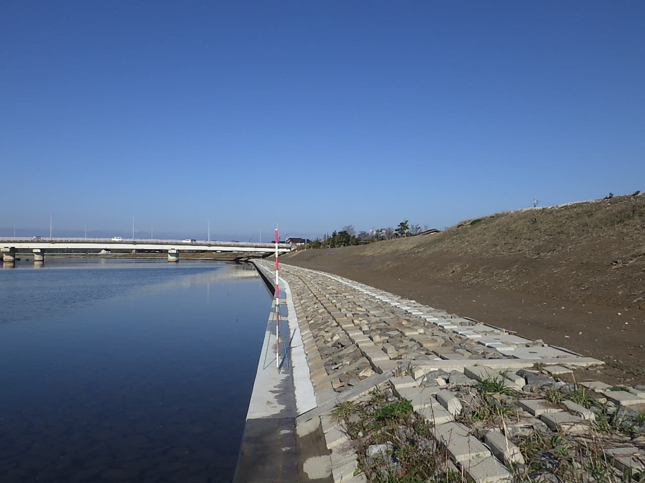 二級河川　犀川　広域河川改修工事（赤土河道掘削１１工区）