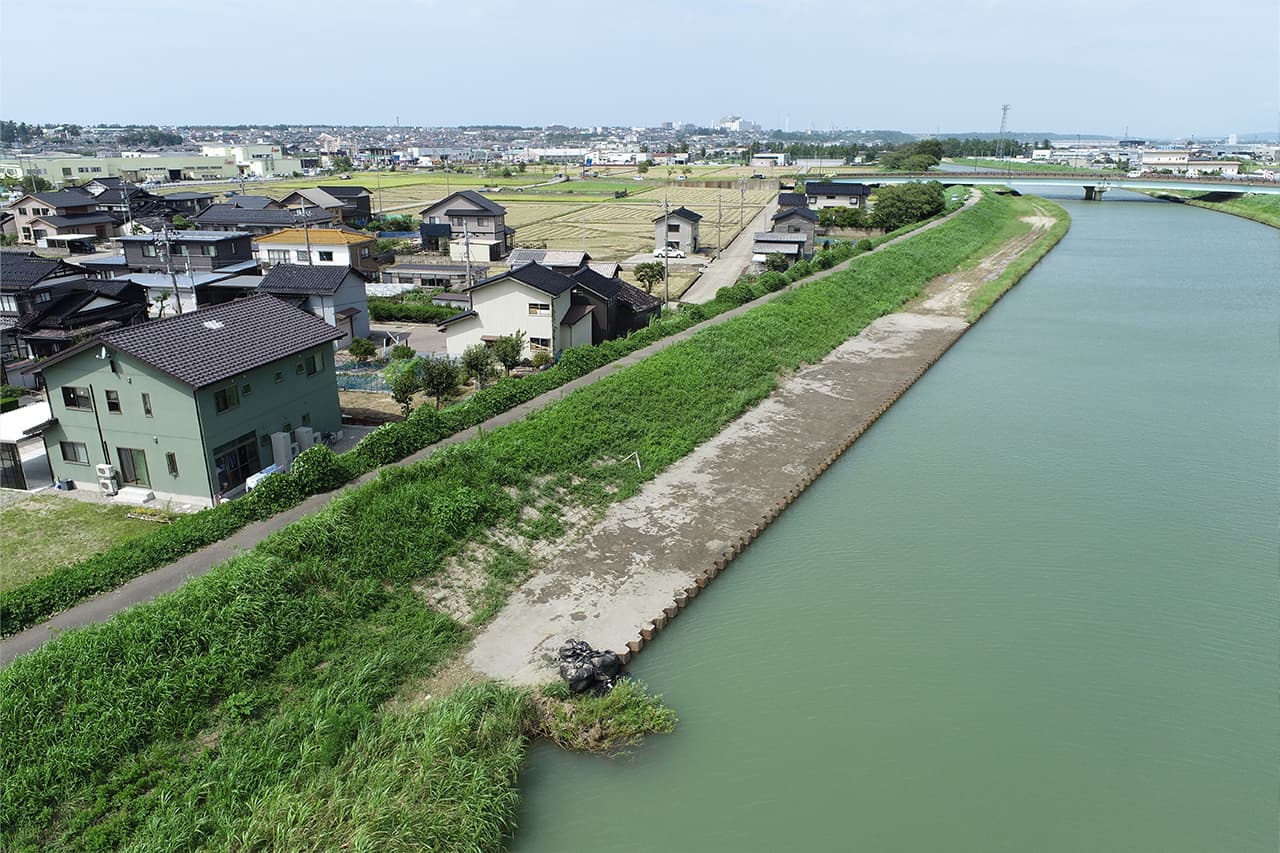 二級河川浅野川 広域河川改修工事(護岸１３工区)