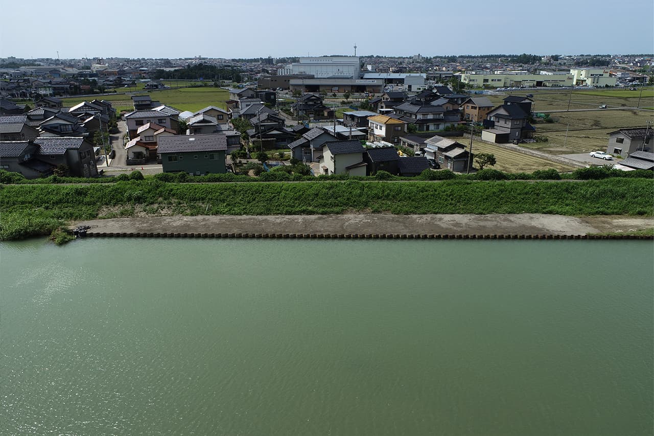 二級河川浅野川 広域河川改修工事(護岸１３工区)