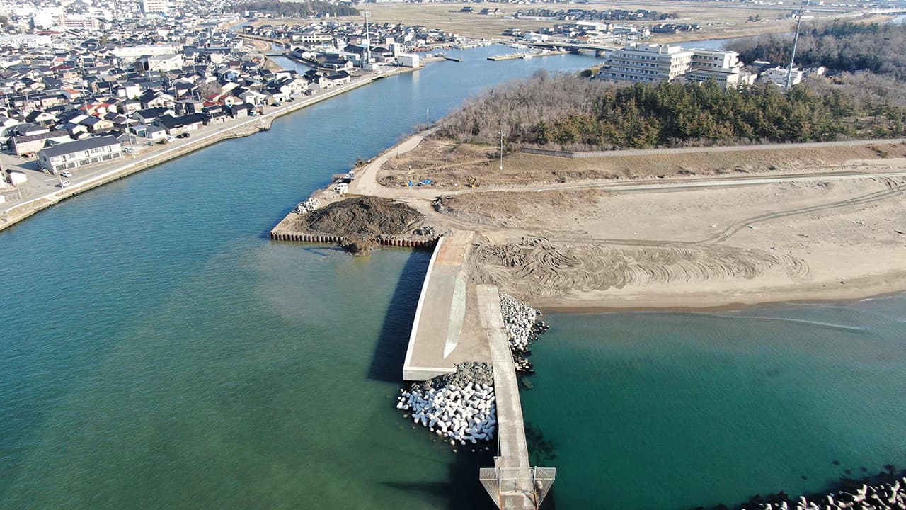 二級河川犀川 広域河川改修工事(普正寺護岸1工区)