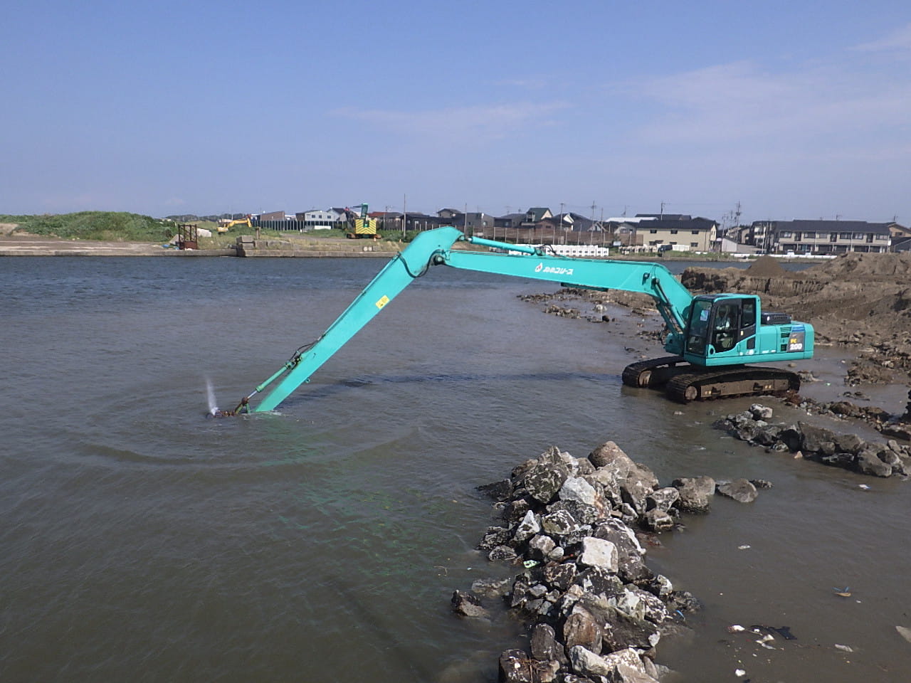 二級河川犀川 広域河川改修工事(普正寺護岸1工区)