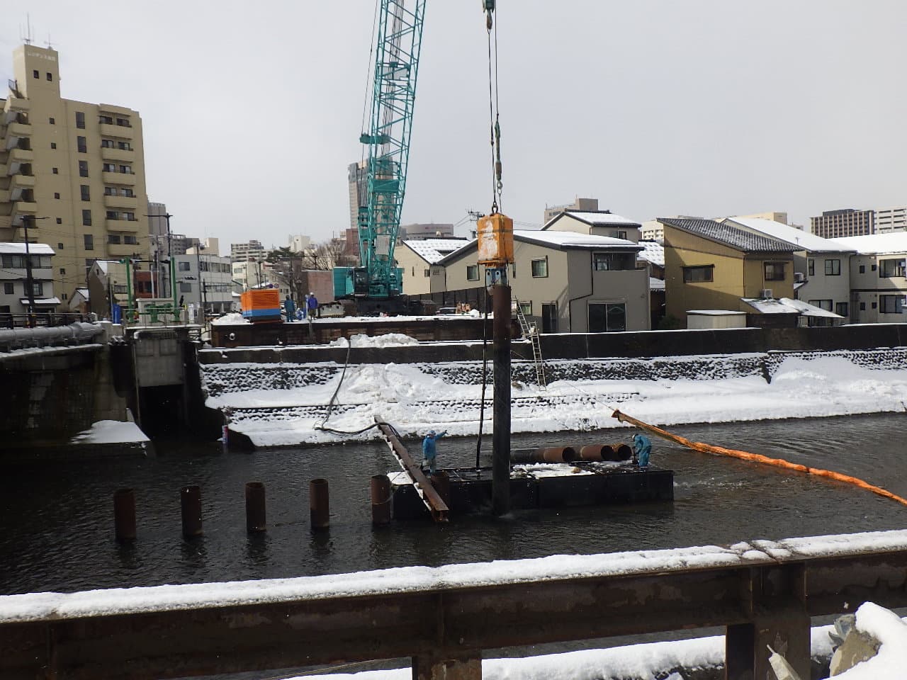 都市計画道路　鳴和三日市線　街路整備（防災・安全）工事 （仮橋保守管理・撤去工）