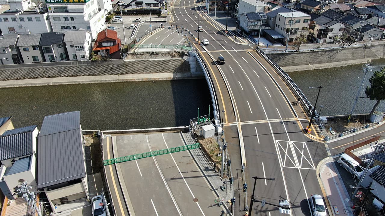 都市計画道路　鳴和三日市線　街路整備（防災・安全）工事 （仮橋保守管理・撤去工）