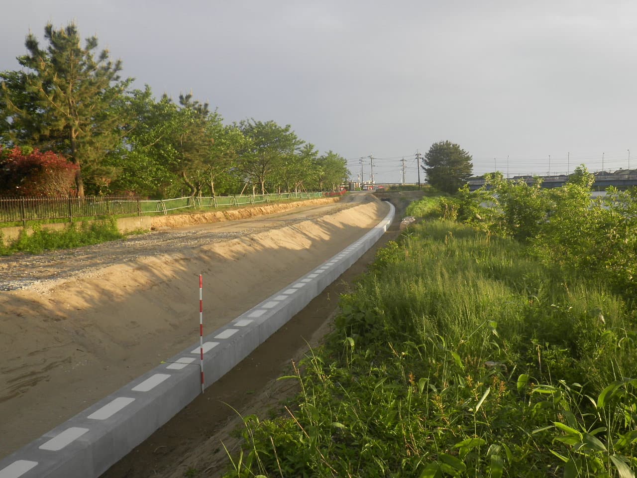 二級河川　大野川　広域河川改修工事（護岸Ｃ１工区）