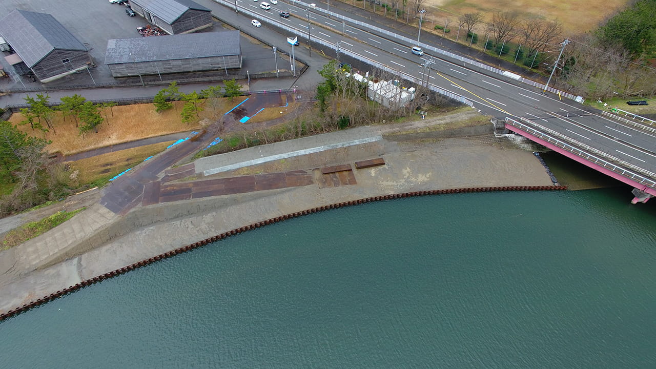 二級河川大野川　広域河川改修工事(護岸Ｈ4工区)