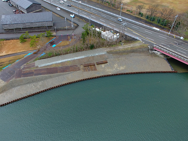 二級河川大野川　広域河川改修工事(護岸Ｈ4工区)