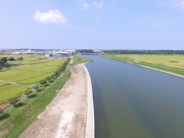 二級河川犀川　広域河川改修工事（佐奇森河道掘削３工区）